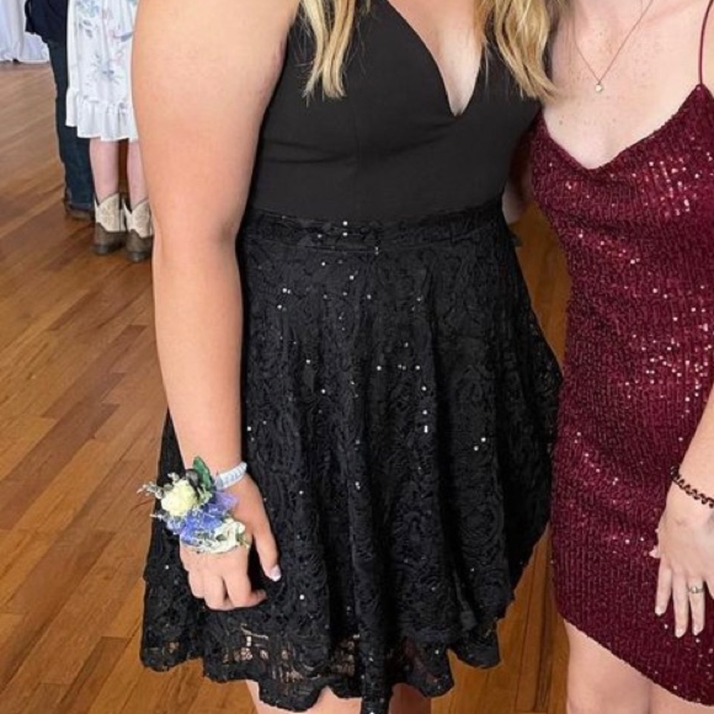 Black formal dress